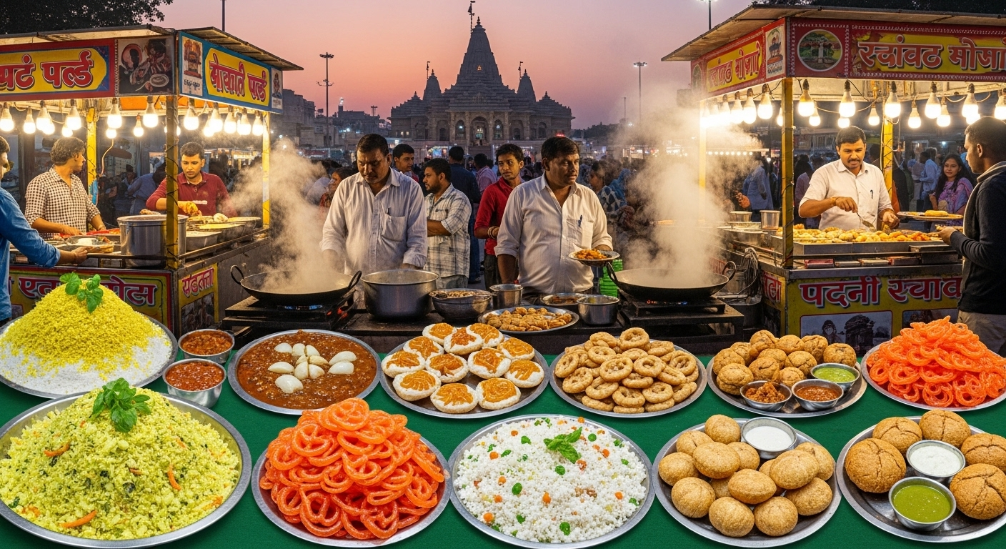 Famous street food in Ujjain